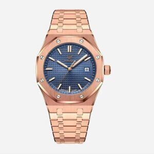Oceanus Ocean Men’s Watch – 40mm Rose Gold Stainless Steel – Brand New